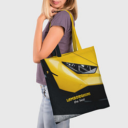 Сумка-шопер Lamborghini the best, цвет: 3D-принт — фото 2