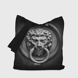 Сумка-шопер Скульптура льва, цвет: 3D-принт