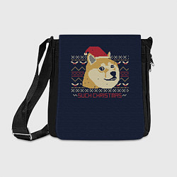 Сумка на плечо Doge Such Christmas, цвет: 3D-принт