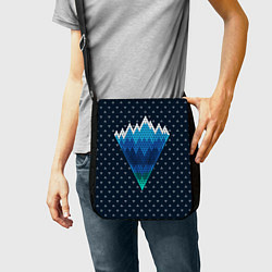Сумка на плечо Геометрические горы, цвет: 3D-принт — фото 2