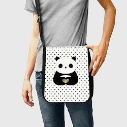 Сумка на плечо Любовь панды, цвет: 3D-принт — фото 2