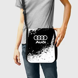 Сумка на плечо Audi: Black Spray, цвет: 3D-принт — фото 2