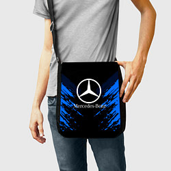 Сумка на плечо Mercedes-Benz: Blue Anger, цвет: 3D-принт — фото 2