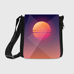 Сумка на плечо Retro Sunrise, цвет: 3D-принт