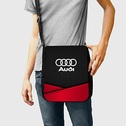 Сумка на плечо Audi: Grey Carbon, цвет: 3D-принт — фото 2