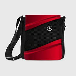 Сумка на плечо Mercedes Benz: Red Sport, цвет: 3D-принт