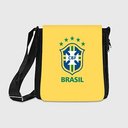 Сумка на плечо Brazil Team, цвет: 3D-принт