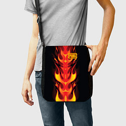 Сумка на плечо PUBG: Hell Flame, цвет: 3D-принт — фото 2