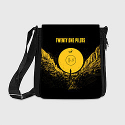 Сумка на плечо Twenty One Pilots: Yellow Moon, цвет: 3D-принт