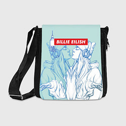 Сумка на плечо Billie Eilish Music, цвет: 3D-принт