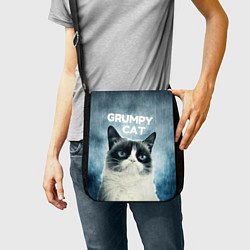 Сумка на плечо Grumpy Cat, цвет: 3D-принт — фото 2