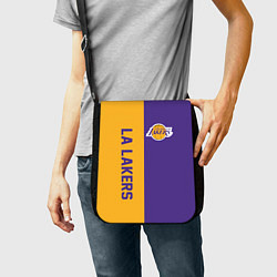 Сумка на плечо LA LAKERS, цвет: 3D-принт — фото 2