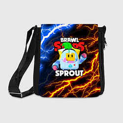 Сумка на плечо BRAWL STARS SPROUT, цвет: 3D-принт