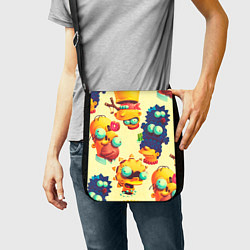 Сумка на плечо Crazy Simpsons, цвет: 3D-принт — фото 2