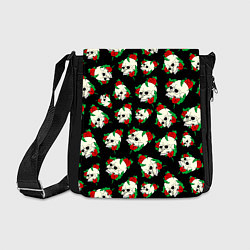 Сумка на плечо Черепа и розы Skull and Roses, цвет: 3D-принт
