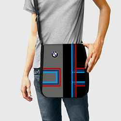 Сумка на плечо Автомобиль BMW БМВ, цвет: 3D-принт — фото 2