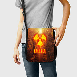 Сумка на плечо STALKER РАДИАЦИЯ ЧЕРНОБЫЛЬ, ПРИПЯТЬ, цвет: 3D-принт — фото 2