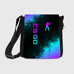 Сумка на плечо CS GO NEON SYMBOL STYLE SKIN КС ГО НЕОН, цвет: 3D-принт