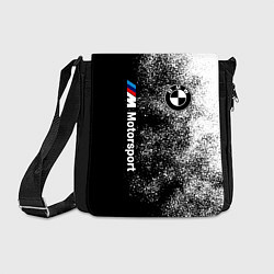 Сумка на плечо БМВ Черно-белый логотип, цвет: 3D-принт