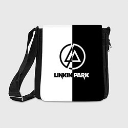Сумка на плечо Linkin Park ЧБ, цвет: 3D-принт
