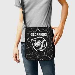 Сумка на плечо Scorpions КОТ Трещины, цвет: 3D-принт — фото 2