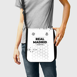 Сумка на плечо Real Madrid Champions Униформа, цвет: 3D-принт — фото 2