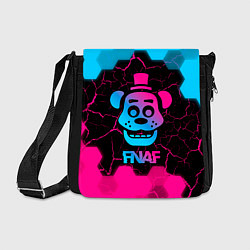 Сумка на плечо FNAF мишка - neon gradient, цвет: 3D-принт