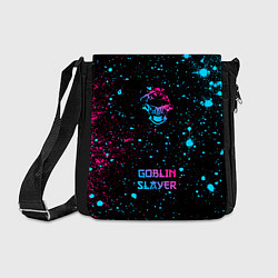 Сумка на плечо Goblin Slayer - neon gradient: символ, надпись, цвет: 3D-принт
