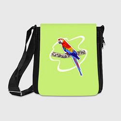 Сумка на плечо Яркий попугай Ара, цвет: 3D-принт