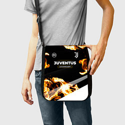 Сумка на плечо Juventus legendary sport fire, цвет: 3D-принт — фото 2