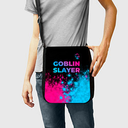 Сумка на плечо Goblin Slayer - neon gradient: символ сверху, цвет: 3D-принт — фото 2