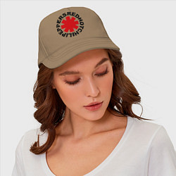 Бейсболка Red Hot Chili Peppers, цвет: миндальный — фото 2