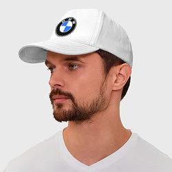 Бейсболка Logo BMW, цвет: белый