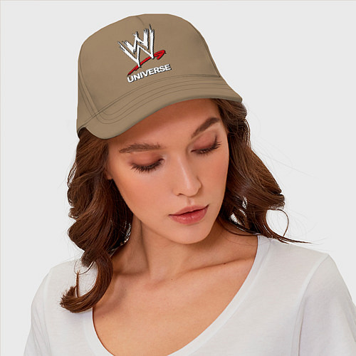 Бейсболка WWE universe / Миндальный – фото 4
