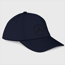 Бейсболка Mercedes-Benz logo, цвет: тёмно-синий