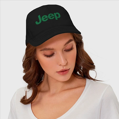 Бейсболка Logo Jeep / Черный – фото 3