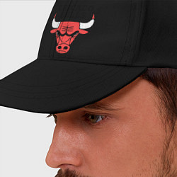 Бейсболка Chicago Bulls цвета черный — фото 2