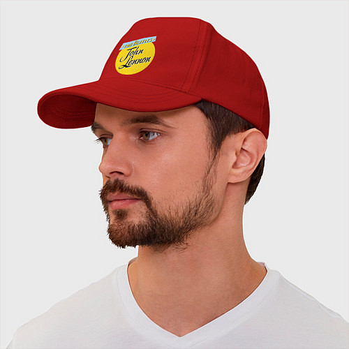 Бейсболка John Lennon: The Beatles / Красный – фото 2