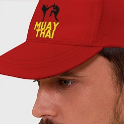 Бейсболка Muay Thai, цвет: красный — фото 2