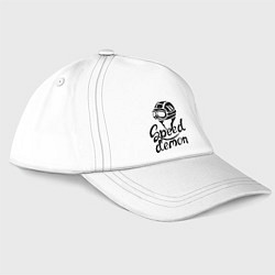 Бейсболка Speed demon, цвет: белый
