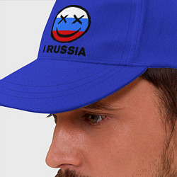 Бейсболка I russia, цвет: синий — фото 2