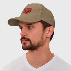 Бейсболка Самая лучшая мама, цвет: миндальный — фото 2