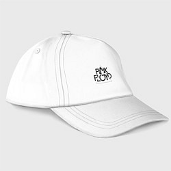 Бейсболка PINK FLOYD LOGO ПИНК ФЛОЙД, цвет: белый