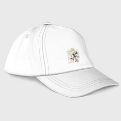Бейсболка Люмин и Альбедо, цвет: белый