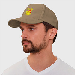 Бейсболка ПИКАЧУ В КЕПКЕ ПОКЕМОНЫ, цвет: миндальный — фото 2