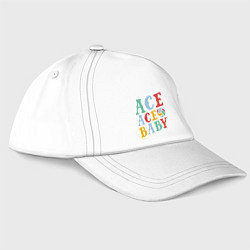 Бейсболка Ace Ace Baby, цвет: белый