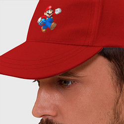 Бейсболка Super Mario Hero!, цвет: красный — фото 2