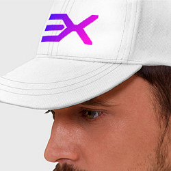 Бейсболка Eirex Cap Logo Infinity, цвет: белый — фото 2