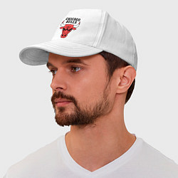 Бейсболка Chicago Bulls, цвет: белый — фото 2