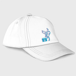 Бейсболка Hip Hop Dance, цвет: белый